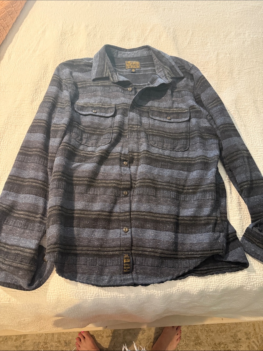 Lucy brand thick men’s shirt